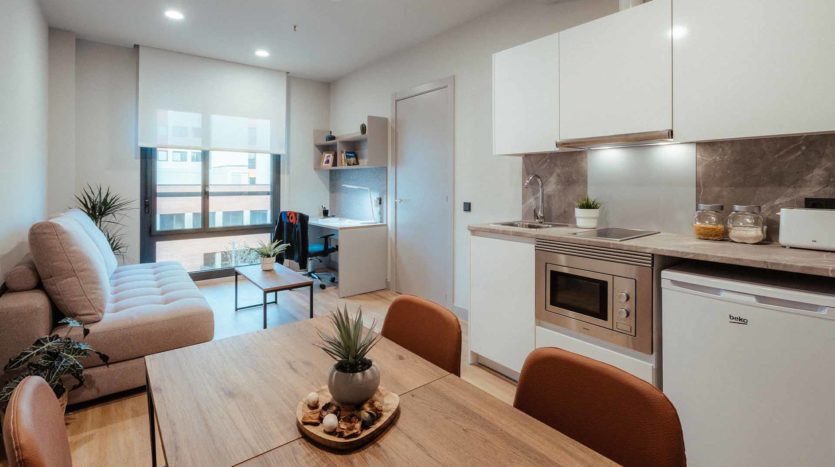 Residencia Estudiantes Kadora 22@ BCN Apartamento Individual cocina