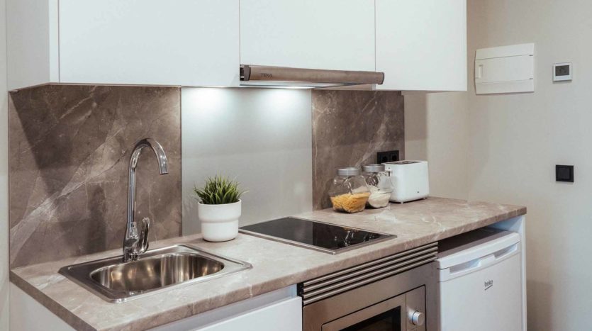 Residencia Estudiantes Kadora 22@ BCN Aprtamento con cocina