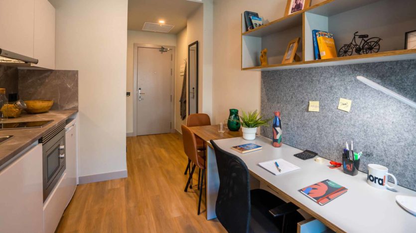 Residencia Estudiantes Kadora 22@ BCN Clúster zona estudio