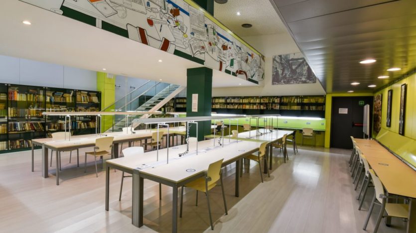 Residencia de estudiantes Sarrià en Barcelona Biblioteca