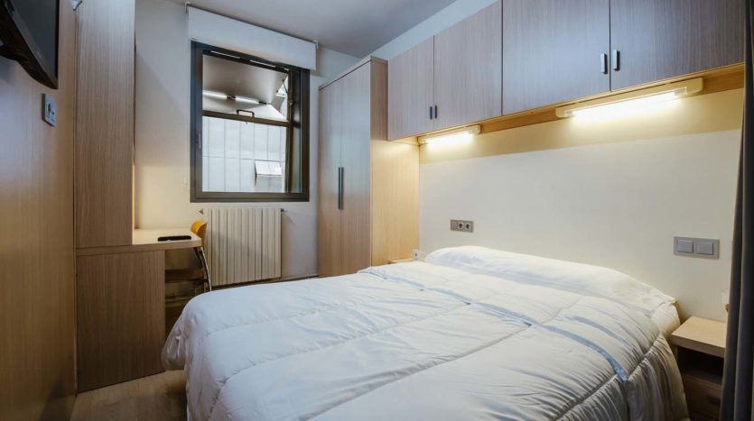 Residencia de estudiantes Sarrià en Barcelona apartamento individual cama grande