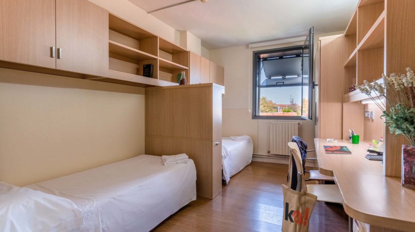 Residencia de estudiantes Sarrià en Barcelona habitación doble