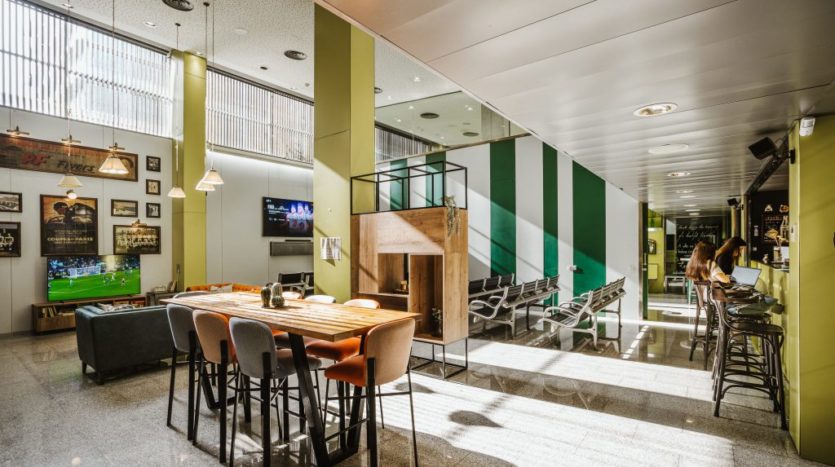 Residencia de estudiantes Sarrià en Barcelona bar