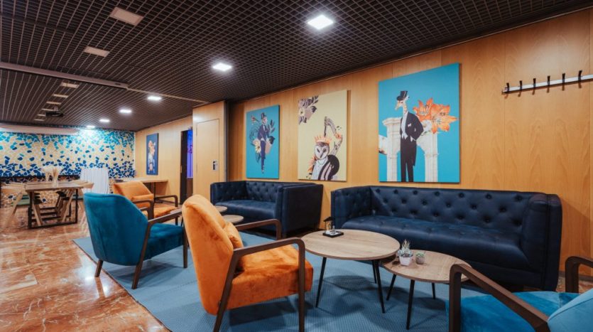 Residencia de estudiantes Sarrià en Barcelona Sala común