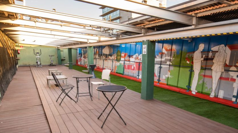 Residencia de estudiantes Sarrià en Barcelona Terraza Solarium