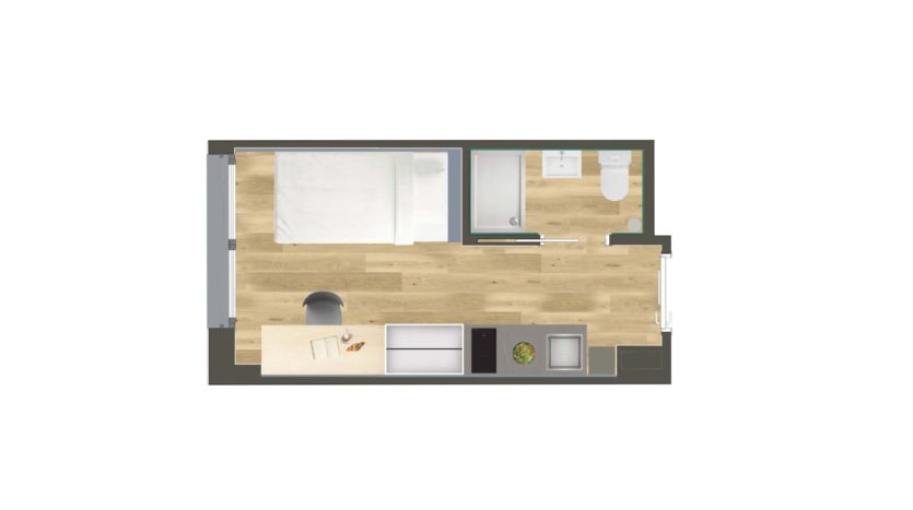 Residencia Estudiantes Camplus Barcelona Estudio