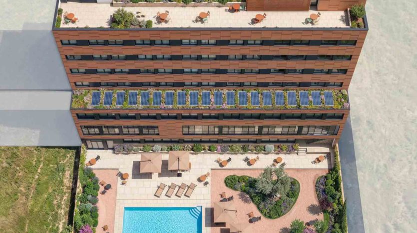 Residencia Estudiantes Camplus Barcelona Vista áerea