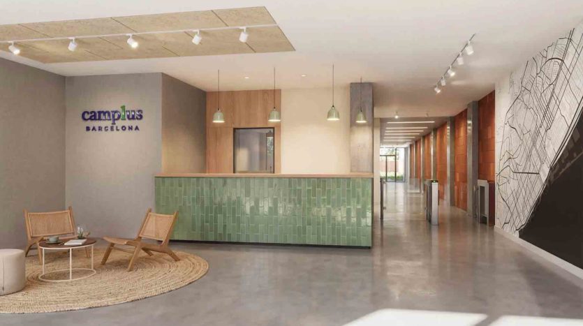 Residencia Estudiantes Camplus Barcelona Recepción