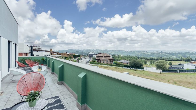 Residencia Estudiantes Camplus Oviedo Aller Terraza