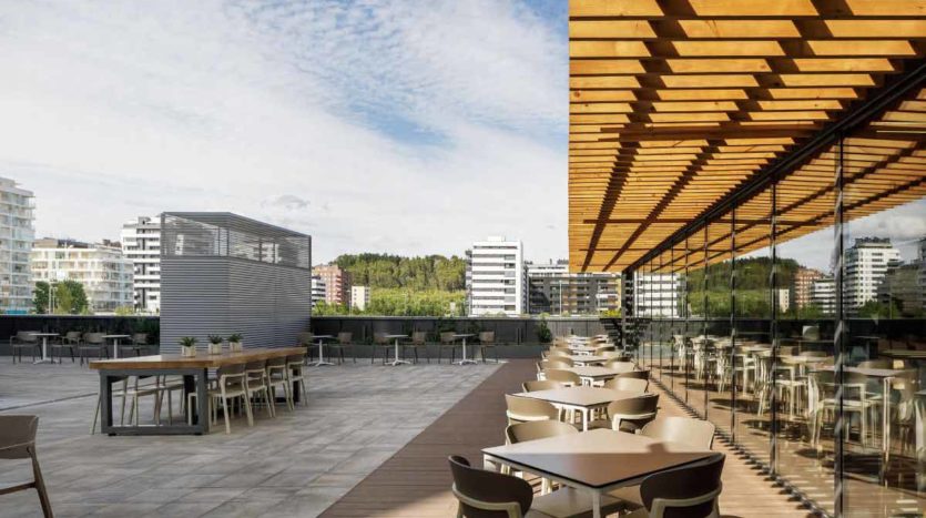 Terraza Residencia Universitaria Camplus Soto House Pamplona