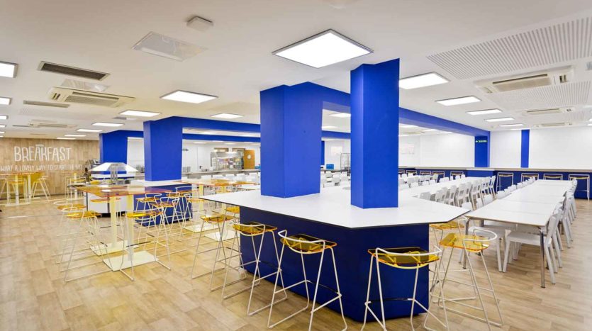 Residencia Universitaria Camplus Campana Pamplona Sala comedor