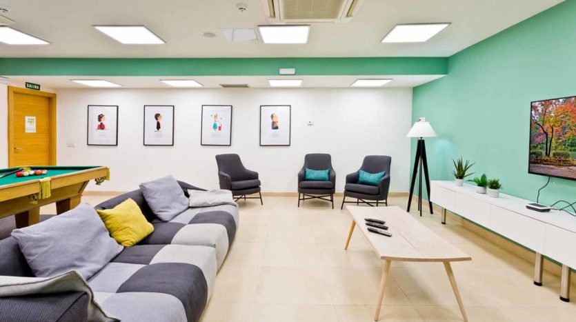 Residencia Universitaria Camplus Campana Pamplona Sala de Juego