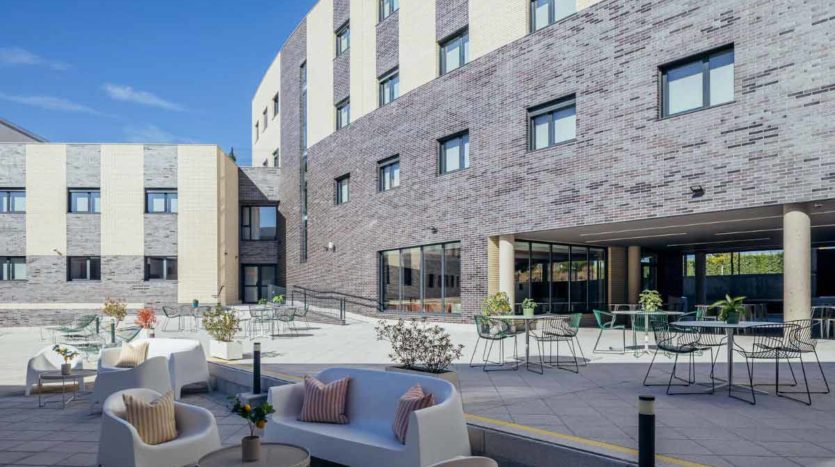 Terraza en Residencia Universitaria Camplus Salamanca