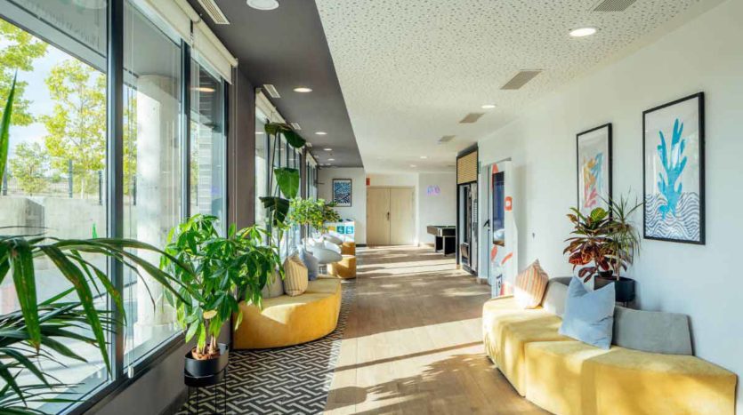 Residencia Universitaria Camplus Salamanca zona descanso común