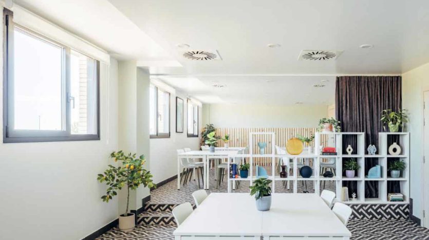 Residencia Universitaria Camplus Salamanca sala de trabajo