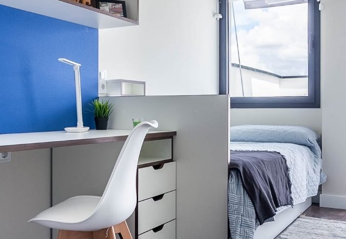 Residencia de estudiantes Camplus Sevilla habitación