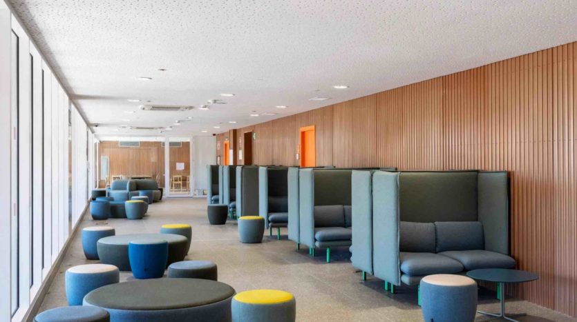 Residencia de estudiantes Camplus Valencia zona descanso