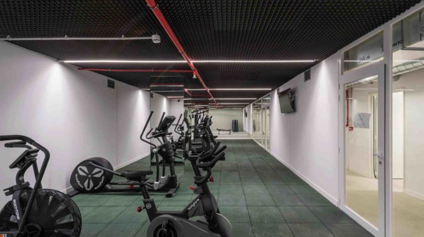 Residencia de estudiantes Camplus Valencia gimnasio