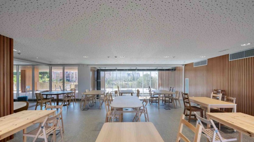 Residencia de estudiantes Camplus Valencia Sala zona común