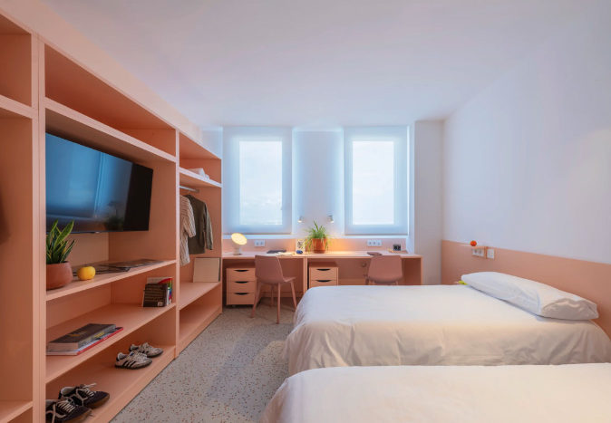 Residencia de estudiantes Camplus Valencia habitación doble