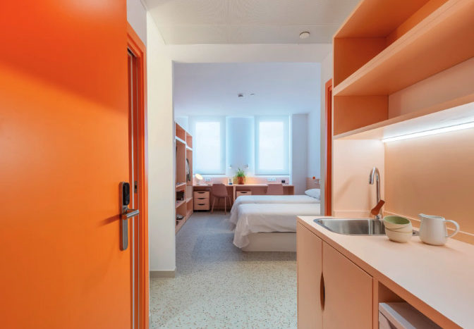 Residencia de estudiantes Camplus Valencia habitación compartida
