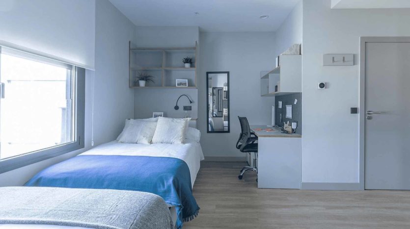 Estudio doble Residencia de Estudiantes Kadora en Sevilla