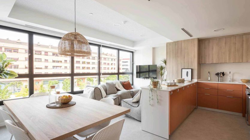 Residencia Estudiantes AMRO en Pamplona apartamento estándar