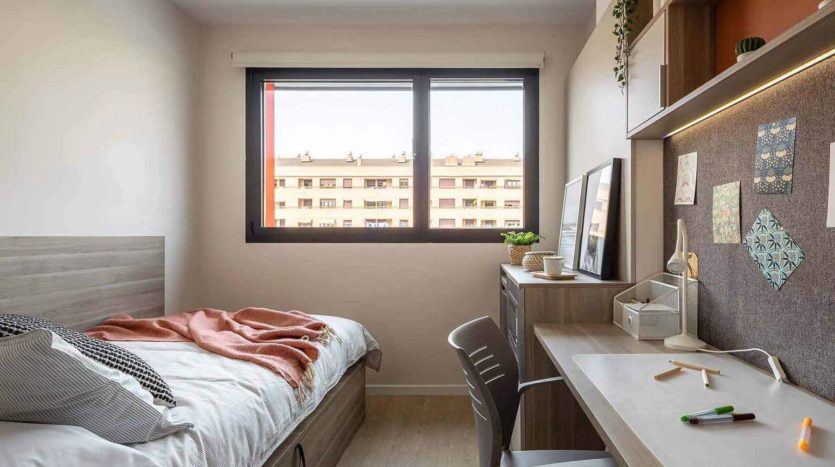Residencia Estudiantes AMRO en Pamplona Habitación individual estándar