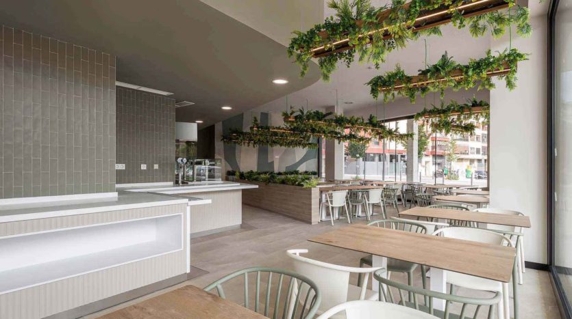 Residencia Estudiantes AMRO en Pamplona Comedor