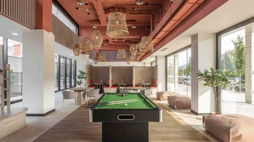 Residencia Estudiantes AMRO en Pamplona sala de juego