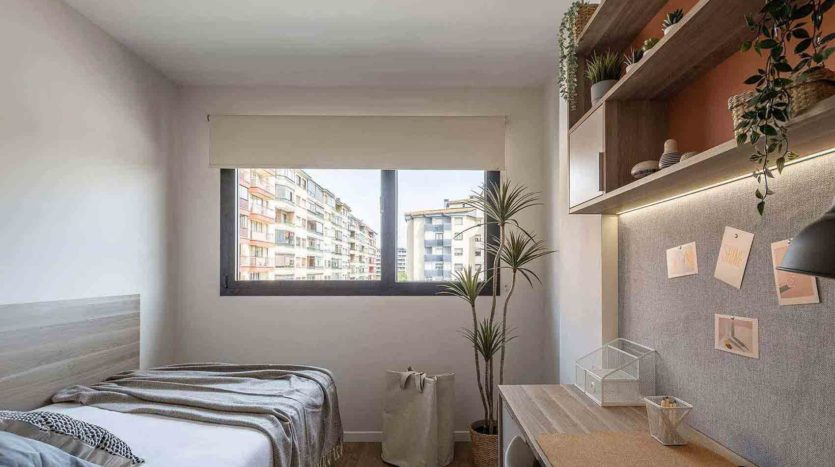 Residencia Estudiantes AMRO en Pamplona habitación individual
