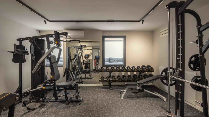 Residencia de estudiantes AMRO Salamanca Gimnasio