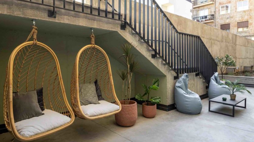 Residencia de estudiantes AMRO Salamanca zona de descanso