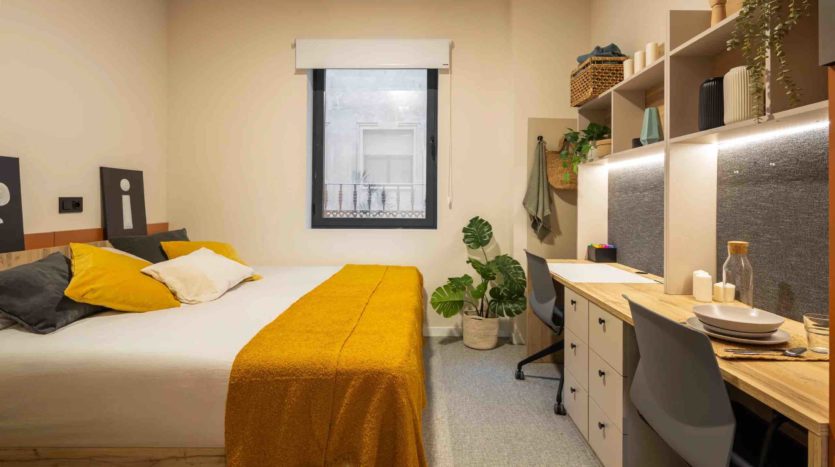 Residencia de estudiantes AMRO Salamanca habitación individual Premium