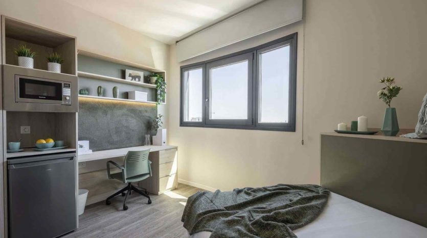 Residencia de Estudiantes Sevilla AMRO habitación