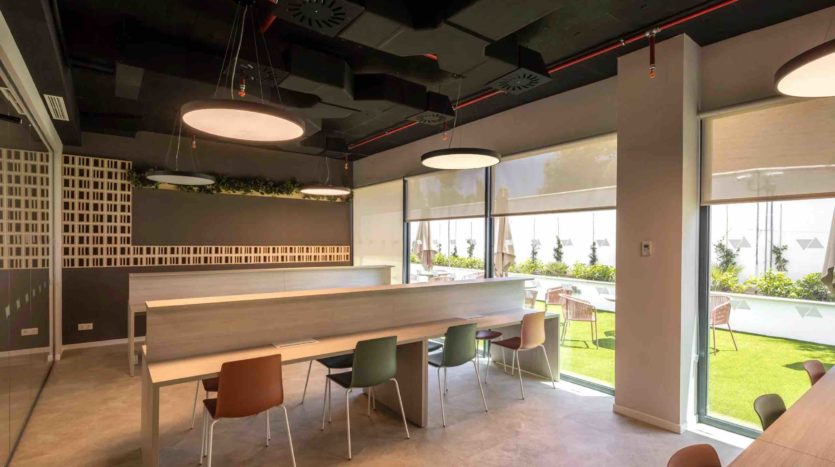 Residencia de Estudiantes Sevilla AMRO sala de estudio