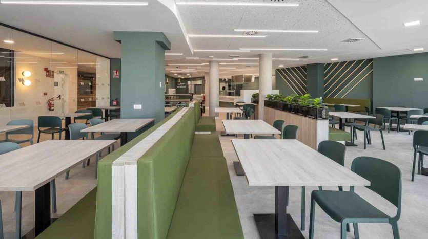Residencia de Estudiantes Sevilla AMRO zanas comunes