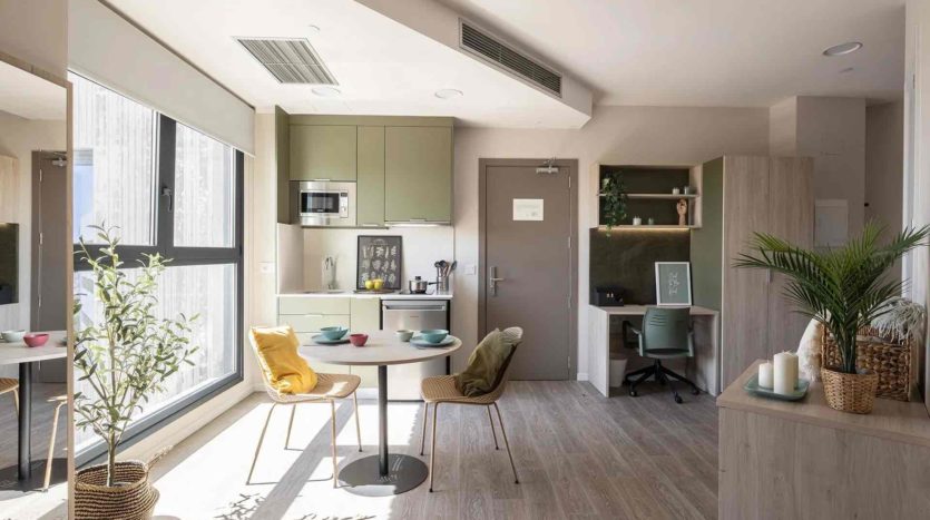 Residencia de Estudiantes Sevilla AMRO estudio doble
