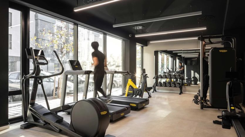 Residencia de estudiantes Valencia AMRO gimnasio