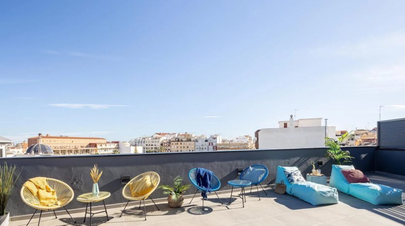 Residencia de estudiantes Valencia AMRO solarium