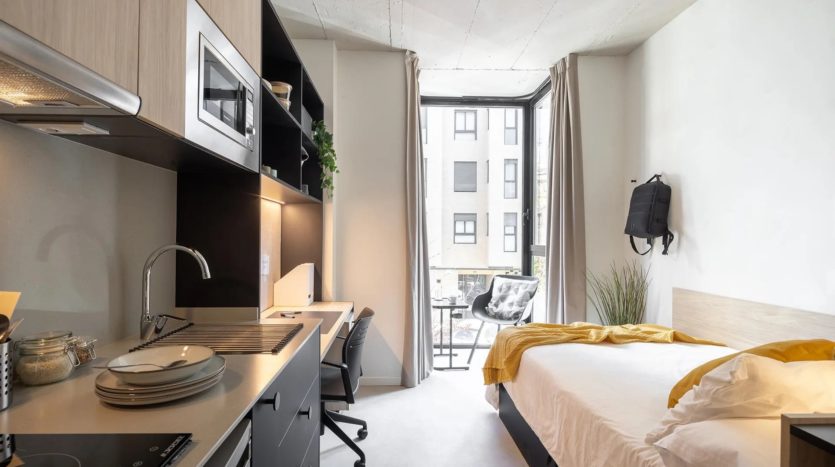 Residencia de estudiantes Valencia AMRO estudio estándar