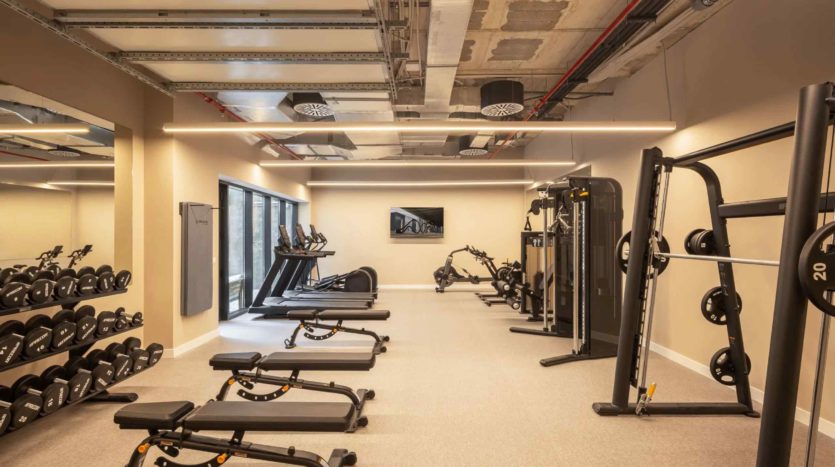 Residencia de estudiantes AMRO Valencia Puerto gimnasio