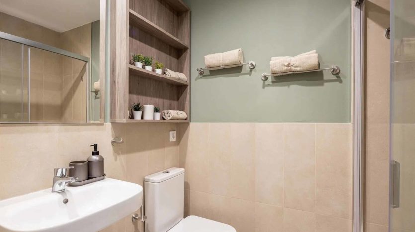 Residencia Universitaria AMRO Getafe baño privado