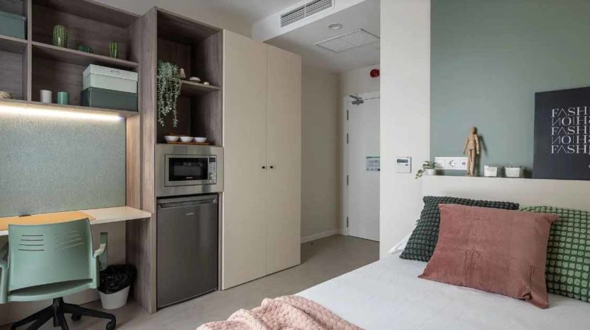 Residencia Universitaria AMRO Getafe habitación completa