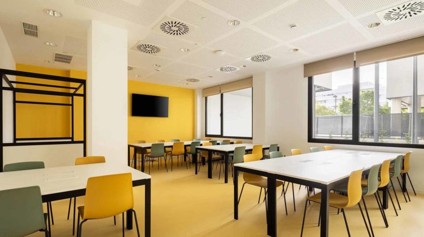 Residencia Universitaria Getafe área para estudiar