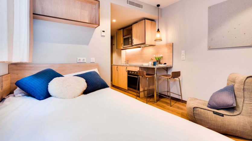 Residencia Universitaria Livensa Living Barcelona Marina estudio premium