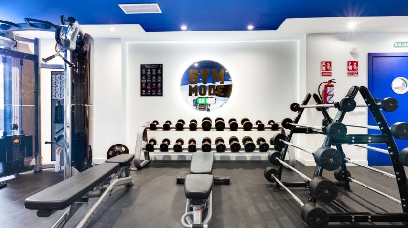 Residencia de estudiantes Madrid Aravaca Livensa Living gimnasio