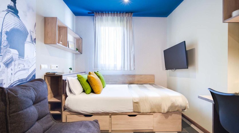 Residencia de estudiantes Madrid Aravaca Livensa Living estudio premium