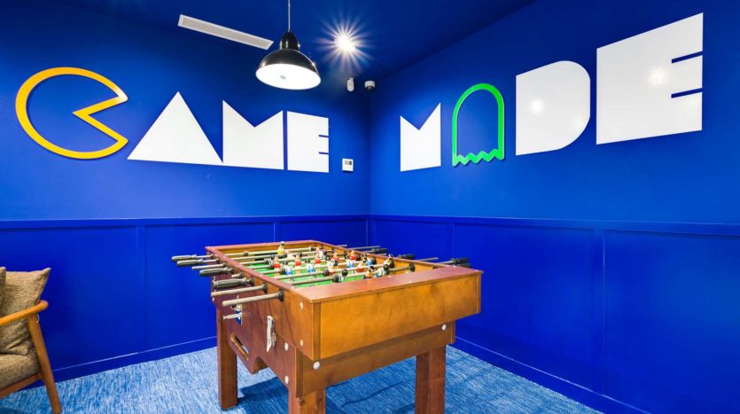 Residencia de estudiantes Madrid Aravaca Livensa Living zona de juegos
