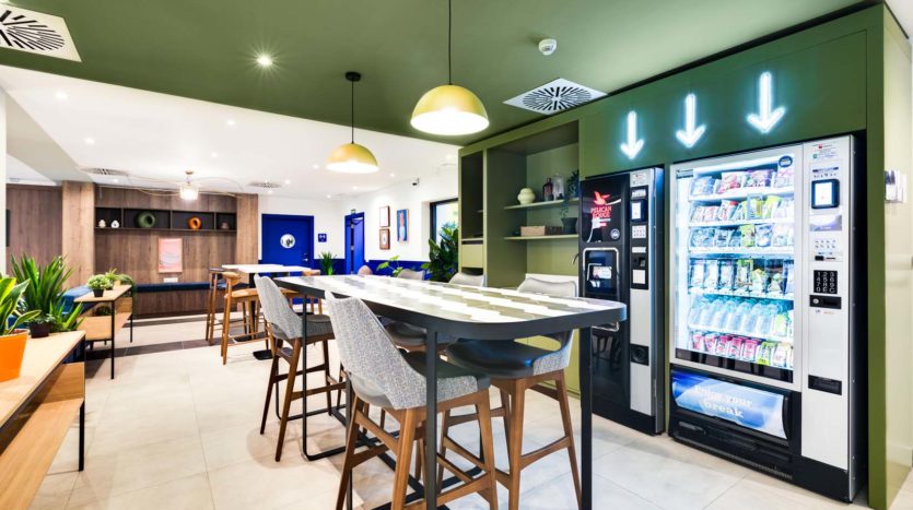 Residencia de estudiantes Madrid Aravaca Livensa Living zona común